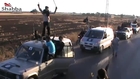 Rebel convoy heads towards Nubl in Aleppo Governorate (24th August 2013)