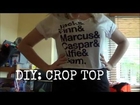 DIY/ How to: cut your t-shirt into a crop top.