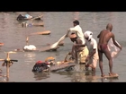 Varanasi's dhobi ghat polluting river Ganges