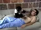 Monkey Give His Owner A Massage.......