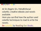 Sin Begets Sin Metafictional Colorful EBook and Novel