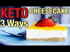 Top 3 Easy Keto Cheesecake Recipes / Best Keto Dessert Recipes - Smart Ketosis