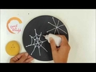 Crock A Doodle Pottery Painting Technique:  Cobwebs