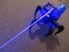 Homemade Death Ray Laser DRONE BOT!!! Remote Contolled!!