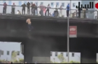 Pro-Morsi Protesters Jump from Bridge to Avoid Gunfire