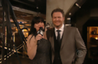 The 56th GRAMMY Awards - Pauley Perrette and Blake Shelton Backstage at the 2014 GRAMMY Awards - Season 56