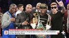 Justin Bieber And Lil Wayne Escorted Floyd Mayweather To The Boxing Ring