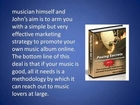 Music Marketing Manifesto Review - Arts Review Center