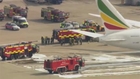 Raw: Fire Aboard Plane Closes Heathrow Runways
