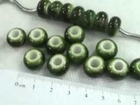 wholesale european charm bracelet beads green beads in color paints wholesalesarong.com